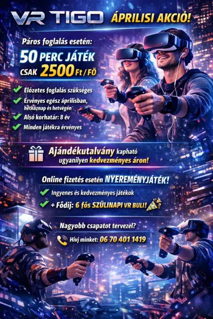 VRTigo áprilisi akció